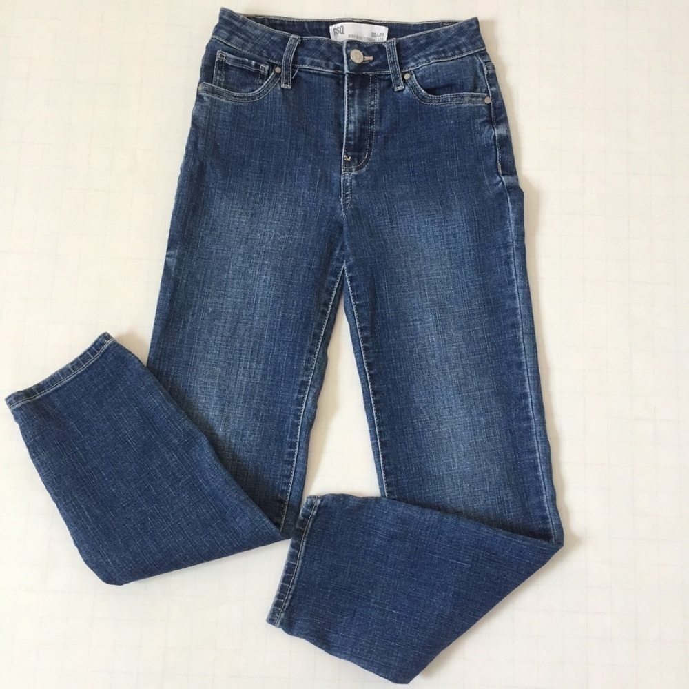 RSQ High Rise Straight Leg Loose Fit Denim Jeans - Picture 14 of 15